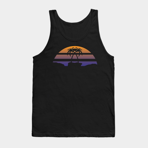Vintage Miami Vice Style 2 Tank Top by VecTikSam